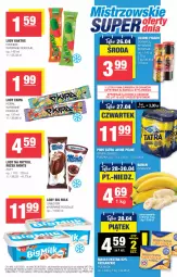 Gazetka promocyjna Spar - EuroSpar - Gazetka - ważna od 30.04 do 30.04.2023 - strona 13 - produkty: Piwo, Sok, Oliwki, Kaktus, Big Milk, Tatra, Lody, POLMLEK, Masło, Monte