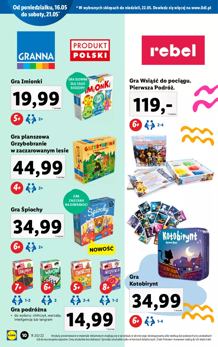 Gazetka promocyjna Lidl - KATALOG ZABAWKI - ważna 09.05 do 21.05.2022 - strona 10 - produkty: Gra, Intel, Pociąg