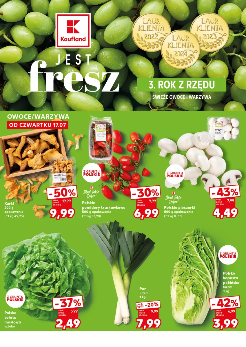 Gazetka promocyjna Kaufland - Mocny Start - ważna 21.07 do 23.07.2025 - strona 10 - produkty: Grunt, Owoce, Piec, Pomidory, Warzywa