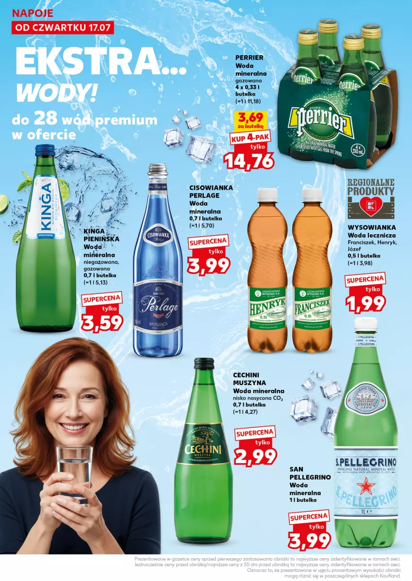 Gazetka promocyjna Kaufland - Mocny Start - ważna 21.07 do 23.07.2025 - strona 18 - produkty: Cisowianka, Mus, Napoje, O nas, Szyna, Woda, Woda mineralna, Znicz
