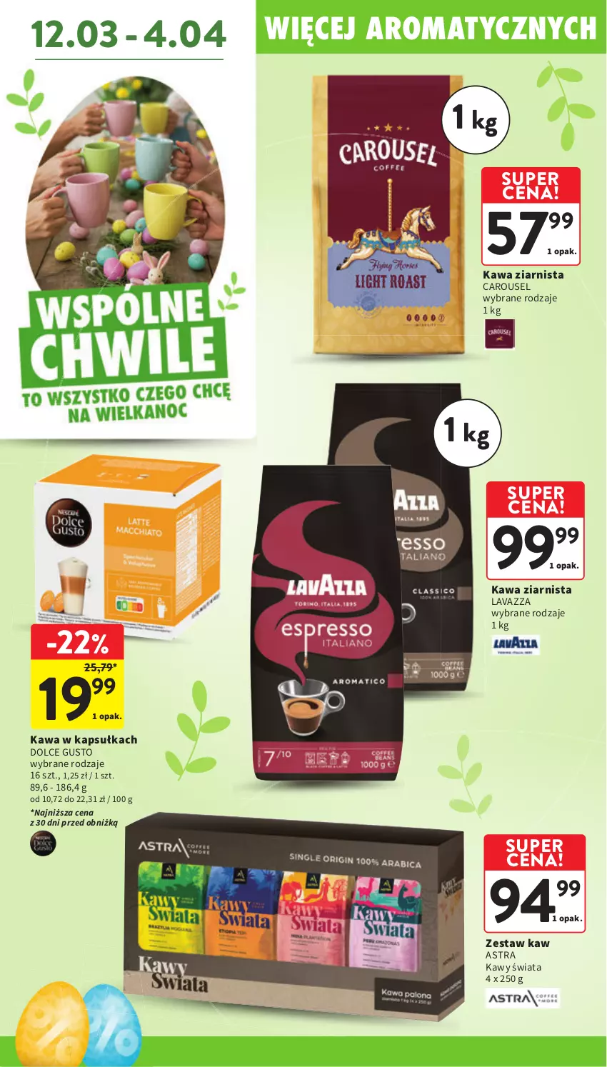 Gazetka promocyjna Intermarche - Gazetka promocyjna - ważna 12.03 do 18.03.2026 - strona 14 - produkty: Dolce Gusto, Kawa, Kawa ziarnista, Lavazza