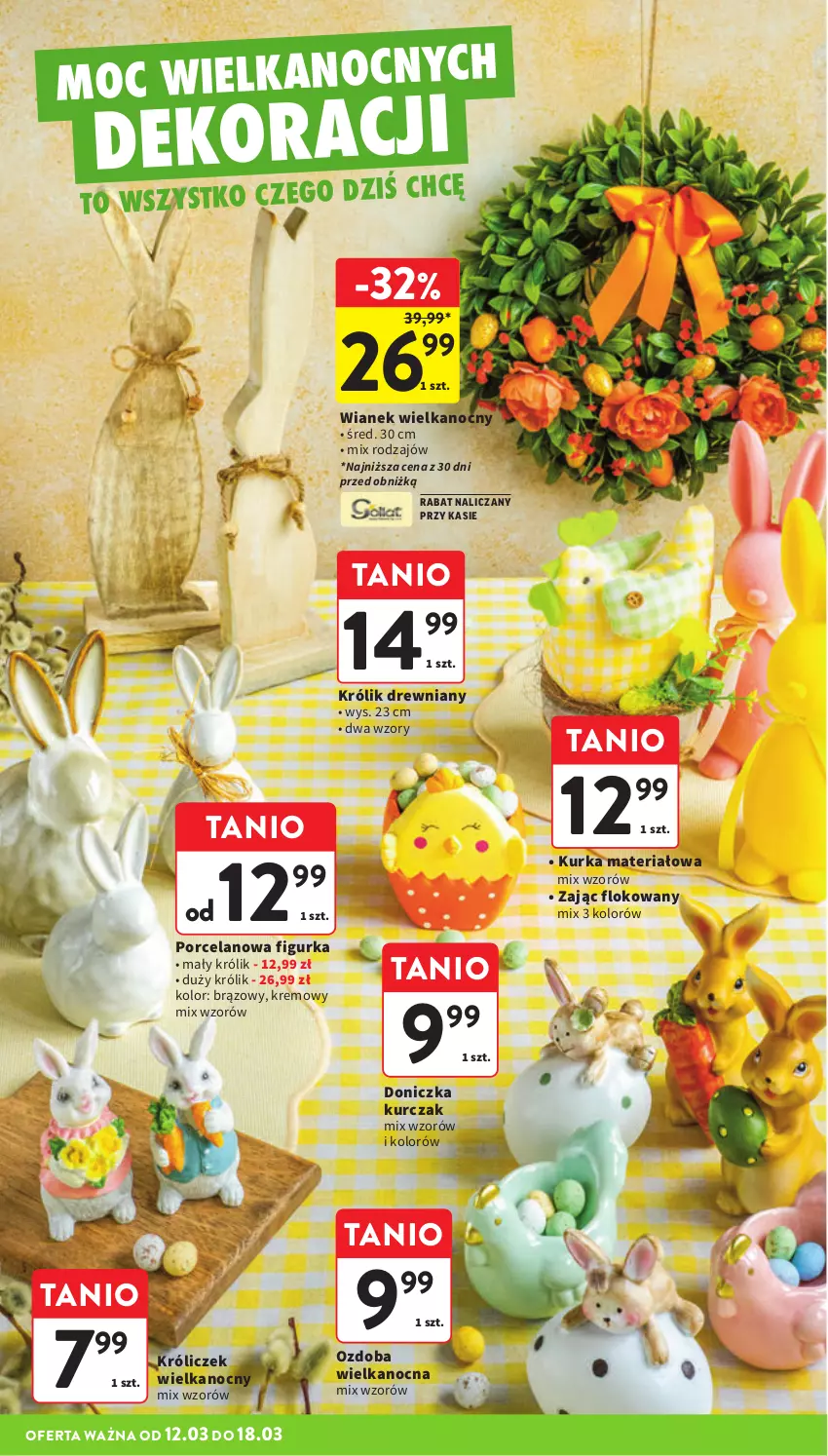 Gazetka promocyjna Intermarche - Gazetka promocyjna - ważna 12.03 do 18.03.2026 - strona 16 - produkty: Królik, Kurczak, Ozdoba, Por