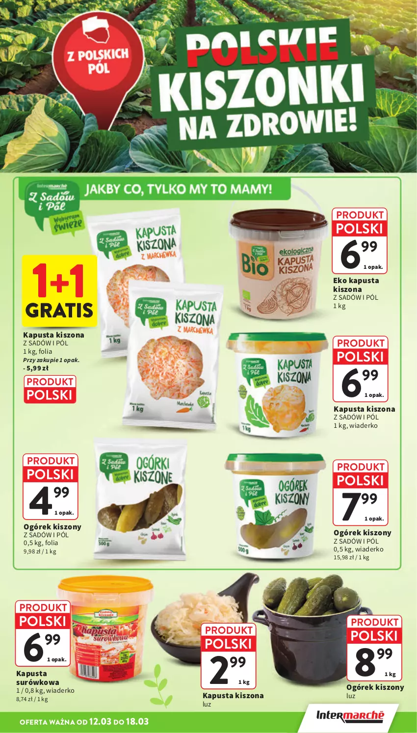 Gazetka promocyjna Intermarche - Gazetka promocyjna - ważna 12.03 do 18.03.2026 - strona 21 - produkty: Gra, Ogórek