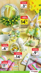 Gazetka promocyjna Intermarche - Gazetka promocyjna - Gazetka - ważna od 18.03 do 18.03.2026 - strona 17 - produkty: Podkładka na stół, Stół, Kosz, Pojemnik, Podkładka, Talerz, Ręcznik, Bukiet, Kubek, Kieliszek, Miska, Podkład