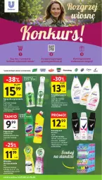 Gazetka promocyjna Intermarche - Gazetka promocyjna - Gazetka - ważna od 18.03 do 18.03.2026 - strona 40 - produkty: Domestos, Cif, Spray do czyszczenia, Rexona, Dezodorant, Dove, Mleczko, Płyn do wc