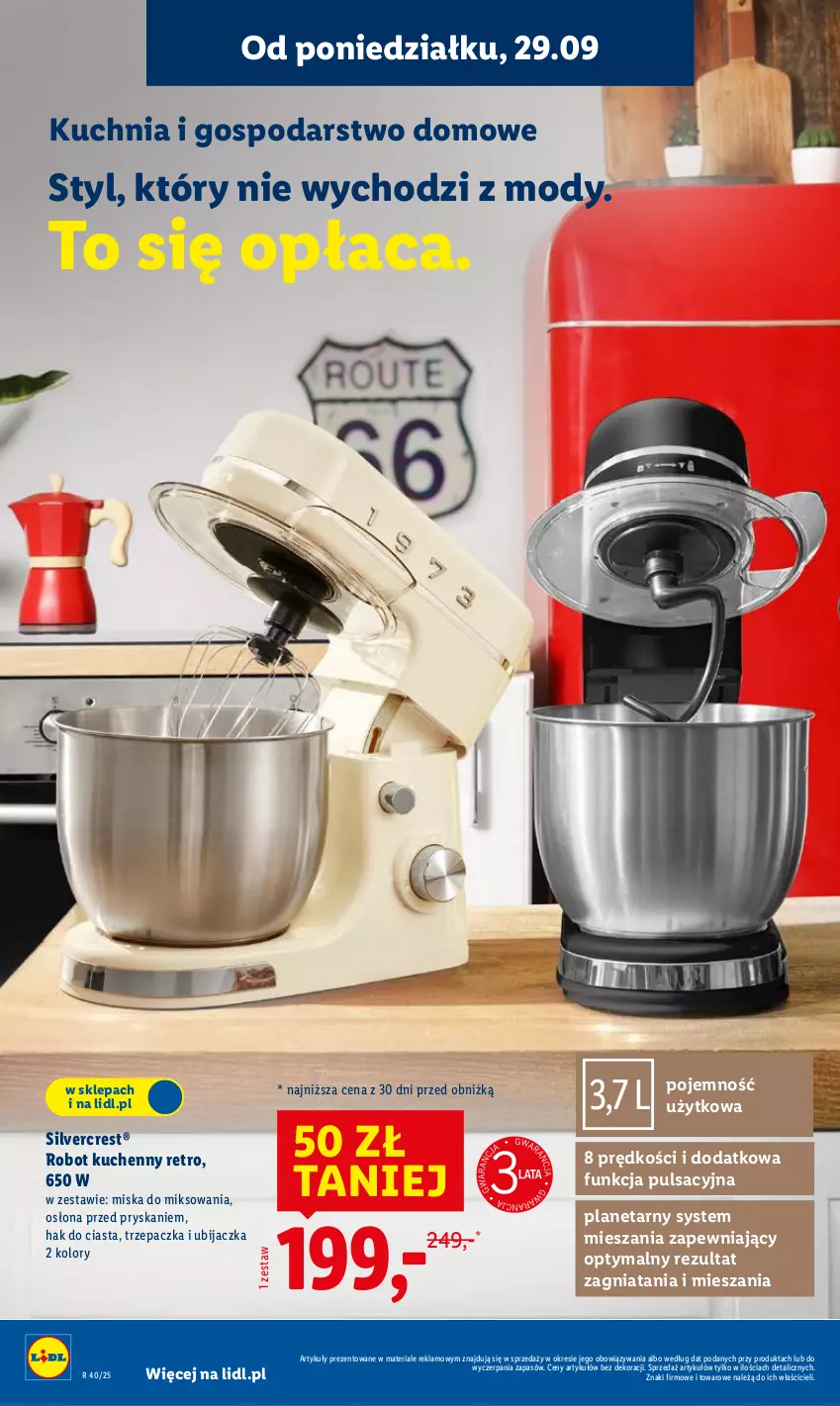 Gazetka promocyjna Lidl - GAZETKA - ważna 29.09 do 01.10.2025 - strona 14 - produkty: Kuchnia, Miska, Robot, Silvercrest, Trzepaczka