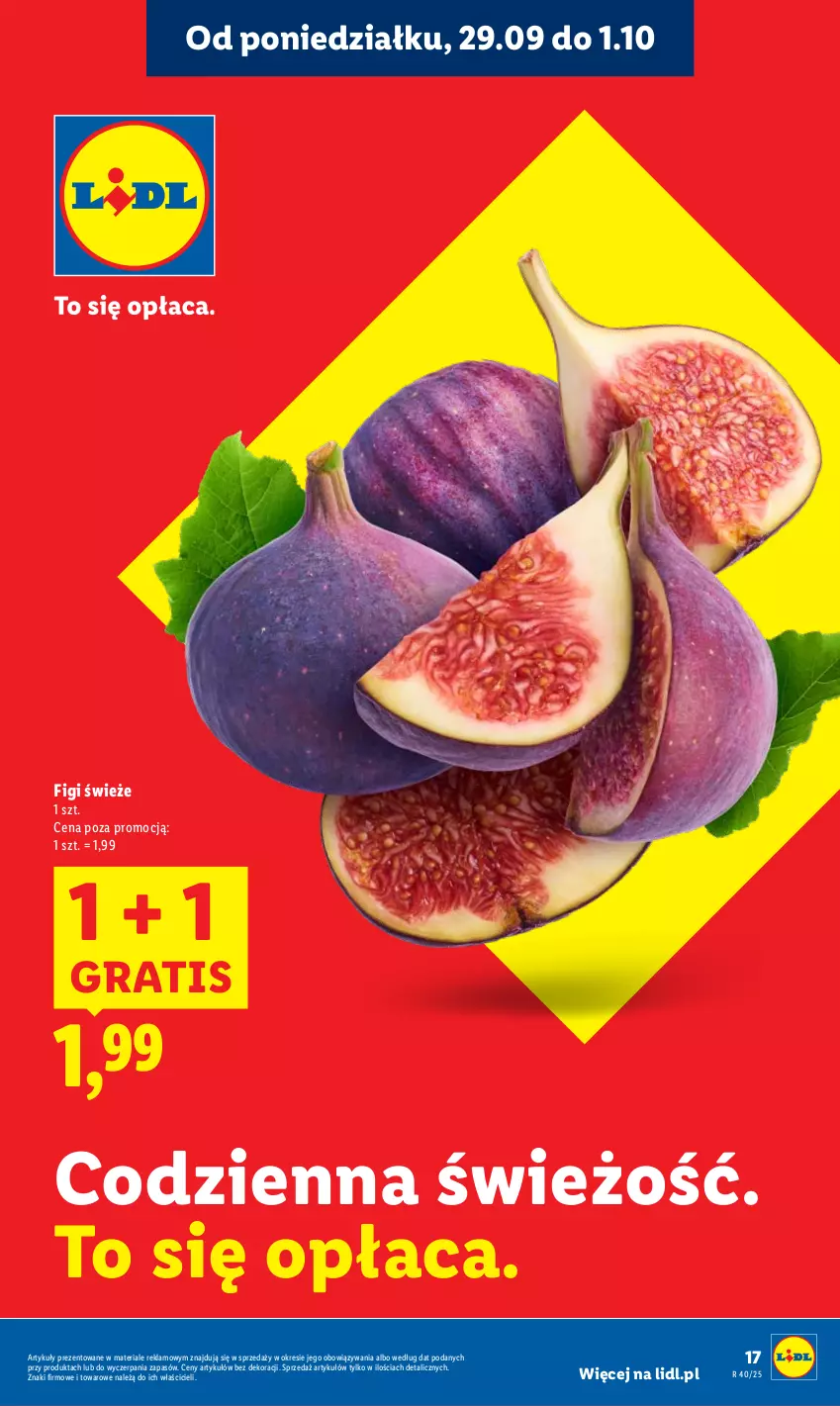 Gazetka promocyjna Lidl - GAZETKA - ważna 29.09 do 01.10.2025 - strona 19 - produkty: Figi, Gra