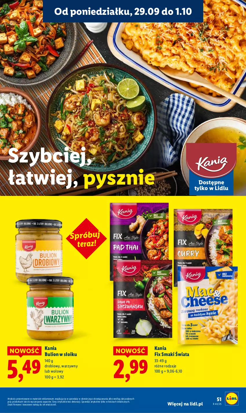 Gazetka promocyjna Lidl - GAZETKA - ważna 29.09 do 01.10.2025 - strona 55 - produkty: Bulion, Lion, Tera