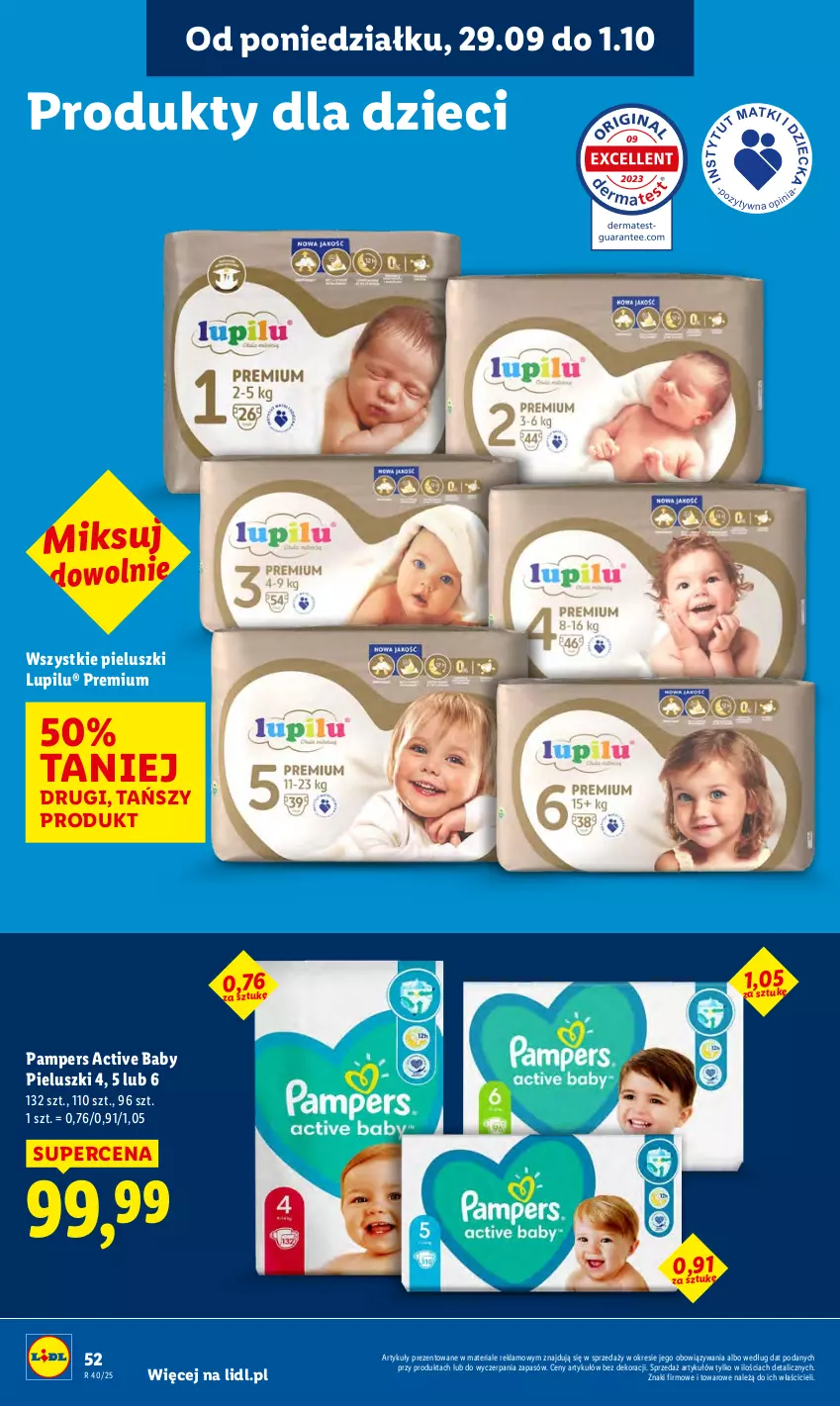 Gazetka promocyjna Lidl - GAZETKA - ważna 29.09 do 01.10.2025 - strona 56 - produkty: Dzieci, Pampers