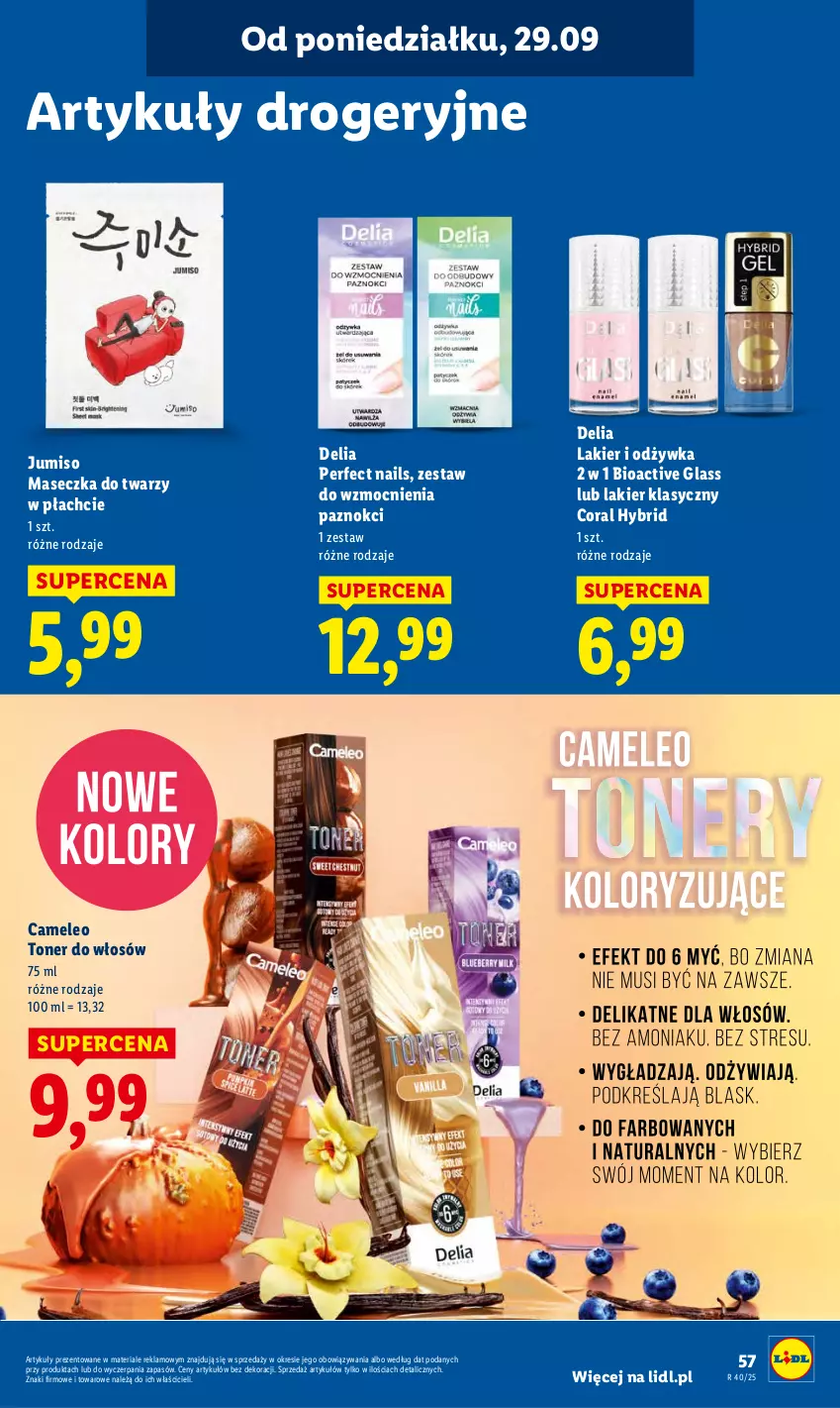 Gazetka promocyjna Lidl - GAZETKA - ważna 29.09 do 01.10.2025 - strona 61 - produkty: Eleo, Lakier, Odżywka