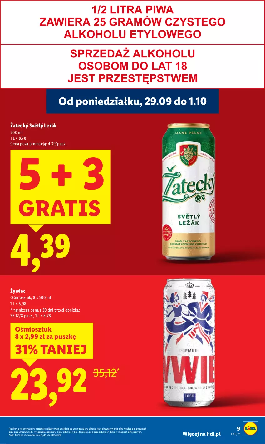 Gazetka promocyjna Lidl - GAZETKA - ważna 29.09 do 01.10.2025 - strona 9 - produkty: Gra