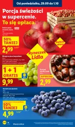Gazetka promocyjna Lidl - GAZETKA - Gazetka - ważna od 01.10 do 01.10.2025 - strona 16 - produkty: Por, Gra, Winogrona, Wino, Jabłka