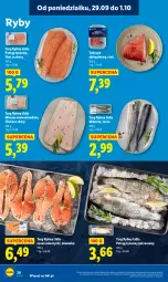 Gazetka promocyjna Lidl - GAZETKA - Gazetka - ważna od 01.10 do 01.10.2025 - strona 28 - produkty: Top, Pstrąg tęczowy, Miruna, Stek, Tusz, Pstrąg, Tuńczyk