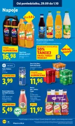 Gazetka promocyjna Lidl - GAZETKA - Gazetka - ważna od 01.10 do 01.10.2025 - strona 38 - produkty: Sok, 7up, Mirinda, Coca-Cola, Napoje, Pepsi, Fanta, Wino, Sprite, Nektar, Hortex, Fa