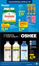 Gazetka promocyjna Lidl - GAZETKA - Gazetka - ważna od 01.10 do 01.10.2025 - strona 39 - produkty: Ser, Mus, Lemoniada, Napoje, Muszynianka, Limonka, Oshee, Woda mineralna, Kubuś, Arbuz, Woda, Mango, Napój, Magnez