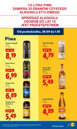 Gazetka promocyjna Lidl - GAZETKA - Gazetka - ważna od 01.10 do 01.10.2025 - strona 45 - produkty: Piwa, Książęce, Por, Kozel
