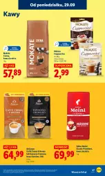 Gazetka promocyjna Lidl - GAZETKA - Gazetka - ważna od 01.10 do 01.10.2025 - strona 51 - produkty: Kawa ziarnista, Bell, Kawa, Bella, Cappuccino