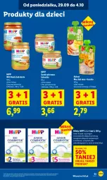 Gazetka promocyjna Lidl - GAZETKA - Gazetka - ważna od 01.10 do 01.10.2025 - strona 57 - produkty: HiPP, Mus, Gra, Dzieci, Kubuś, Hipp Bio