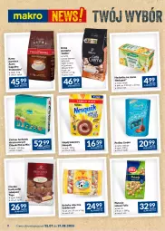 Gazetka promocyjna Makro - Najlepsze oferty - oferta z alkoholem - Gazetka - ważna od 21.08 do 21.08.2023 - strona 8 - produkty: Tchibo, Pistacje, Ciastka, Kawa ziarnista, Nesquik, Praliny, Lindor, Kawa, Dilmah, Tago, Felix, Kakao, Napój, Herbapol