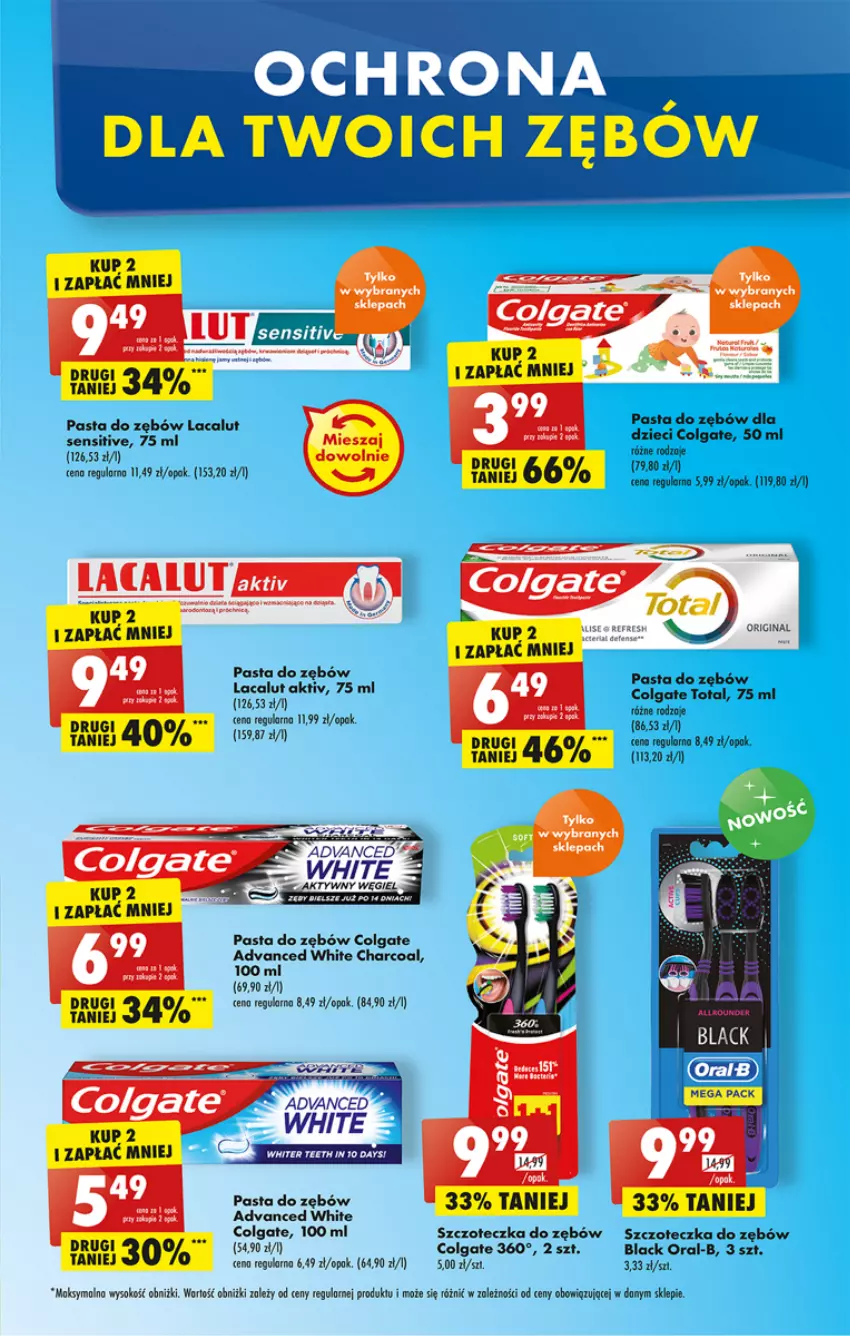 Gazetka promocyjna Biedronka - ważna 04.07 do 09.07.2022 - strona 41 - produkty: Colgate, Colgate Total, EPEE, Gin, Lacalut, Lack, LG, Pasta do zębów, Ser, Sok, Szczoteczka, Szczoteczka do zębów