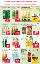 Gazetka promocyjna Stokrotka - Supermarket - Gazetka - ważna od 29.04 do 29.04.2021 - strona 11 - produkty: Piwa, Piwo, Sok, Gra, Somersby, Coca-Cola, Chrupki, Tatra, Fortuna, Hellena, Corona Extra, Fanta, Monster Munch, Woda, Sprite, Napój, Cisowianka, Lech Premium, Hortex, Fa