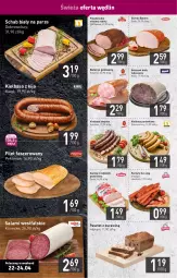 Gazetka promocyjna Stokrotka - Supermarket - Gazetka - ważna od 29.04 do 29.04.2021 - strona 4 - produkty: Sok, Salami, Sokołów, Parówki, Pasztet, Salceson, Duda, Szynka, Robot, Kiełbasa, NOWAK, HP, Fa
