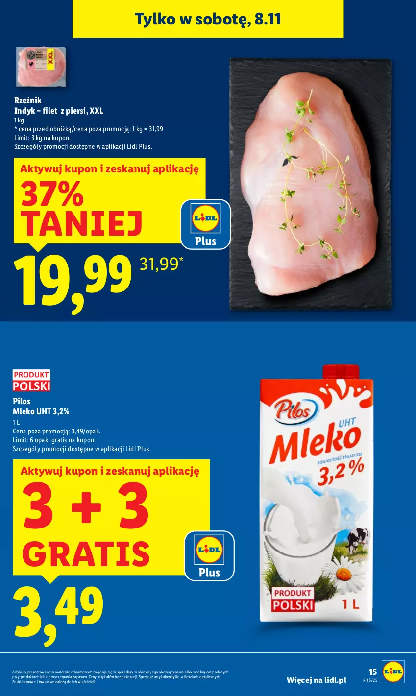Gazetka promocyjna Lidl - GAZETKA - ważna 06.11 do 08.11.2025 - strona 15 - produkty: Gra, Mleko, Pilos