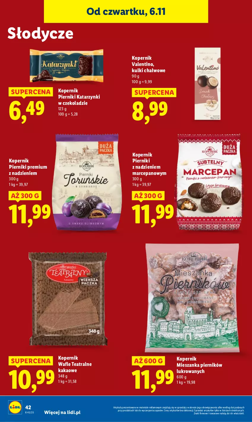 Gazetka promocyjna Lidl - GAZETKA - ważna 06.11 do 08.11.2025 - strona 46 - produkty: Kakao, Piernik, Wafle
