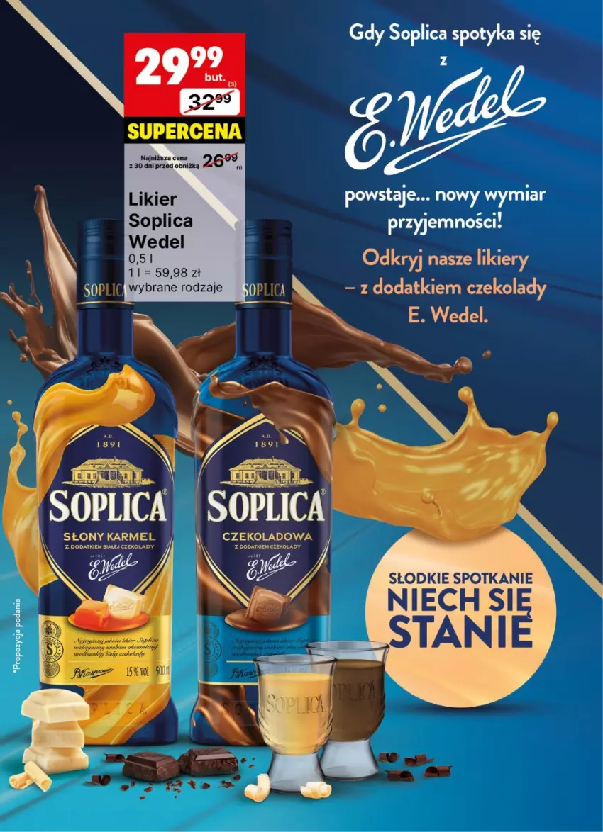 Gazetka promocyjna Delikatesy Centrum - DeliBarek DC16-DC17 - ważna 14.04 do 27.04.2025 - strona 35 - produkty: E. Wedel, Likier, Soplica