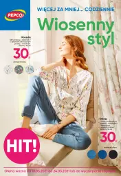 Gazetka promocyjna Pepco - Wiosenny styl - Gazetka - ważna od 24.03 do 24.03.2021 - strona 1 - produkty: Sok, Kawa, Kosz, Koszula, Dżinsy