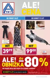 Gazetka promocyjna Aldi - Gazetka - ważna od 31.07 do 31.07.2021 - strona 1 - produkty: Gra, Szlifierka kątowa, Kombinezon, Szlifierka, Fa