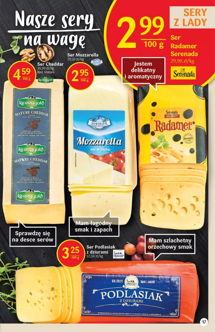 Gazetka promocyjna Delikatesy Centrum - Gazetka DC37 - ważna 22.09 do 28.09.2022 - strona 17 - produkty: Cheddar, Fa, Mozzarella, Por, Ser