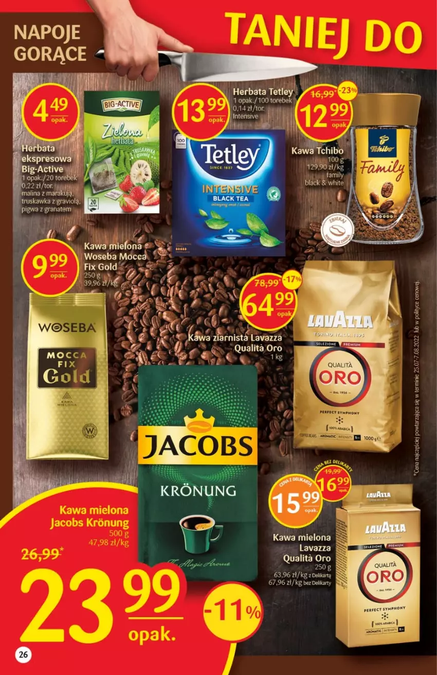 Gazetka promocyjna Delikatesy Centrum - Gazetka DC37 - ważna 22.09 do 28.09.2022 - strona 26 - produkty: Gra, Granat, Kawa, Kawa mielona, Lack, Lavazza, Napoje