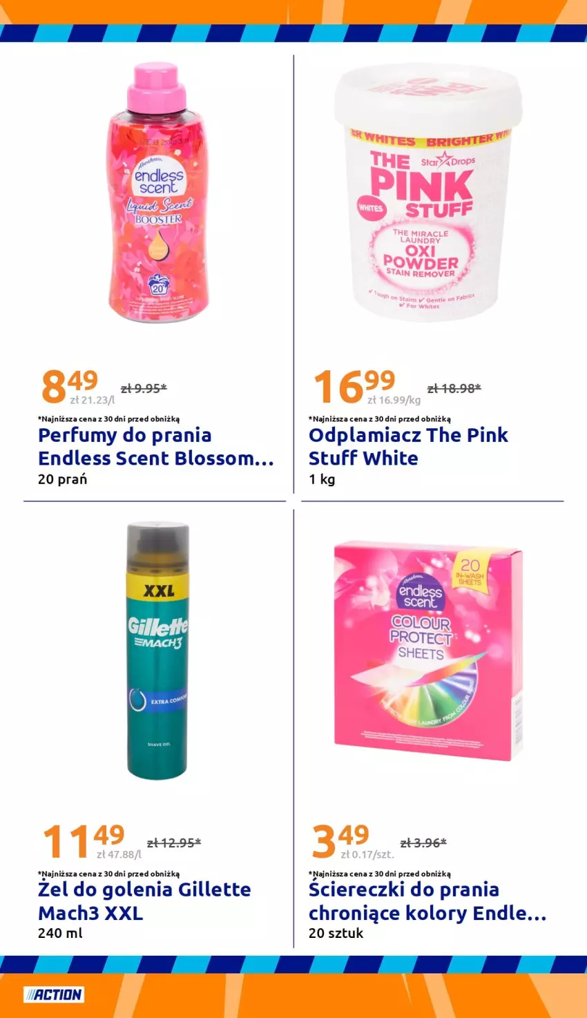 Gazetka promocyjna Action - Gazetka tydzień 39 2026 - ważna 23.09 do 29.09.2026 - strona 28 - produkty: Fa, Gillette, Mach3, Odplamiacz, Perfum
