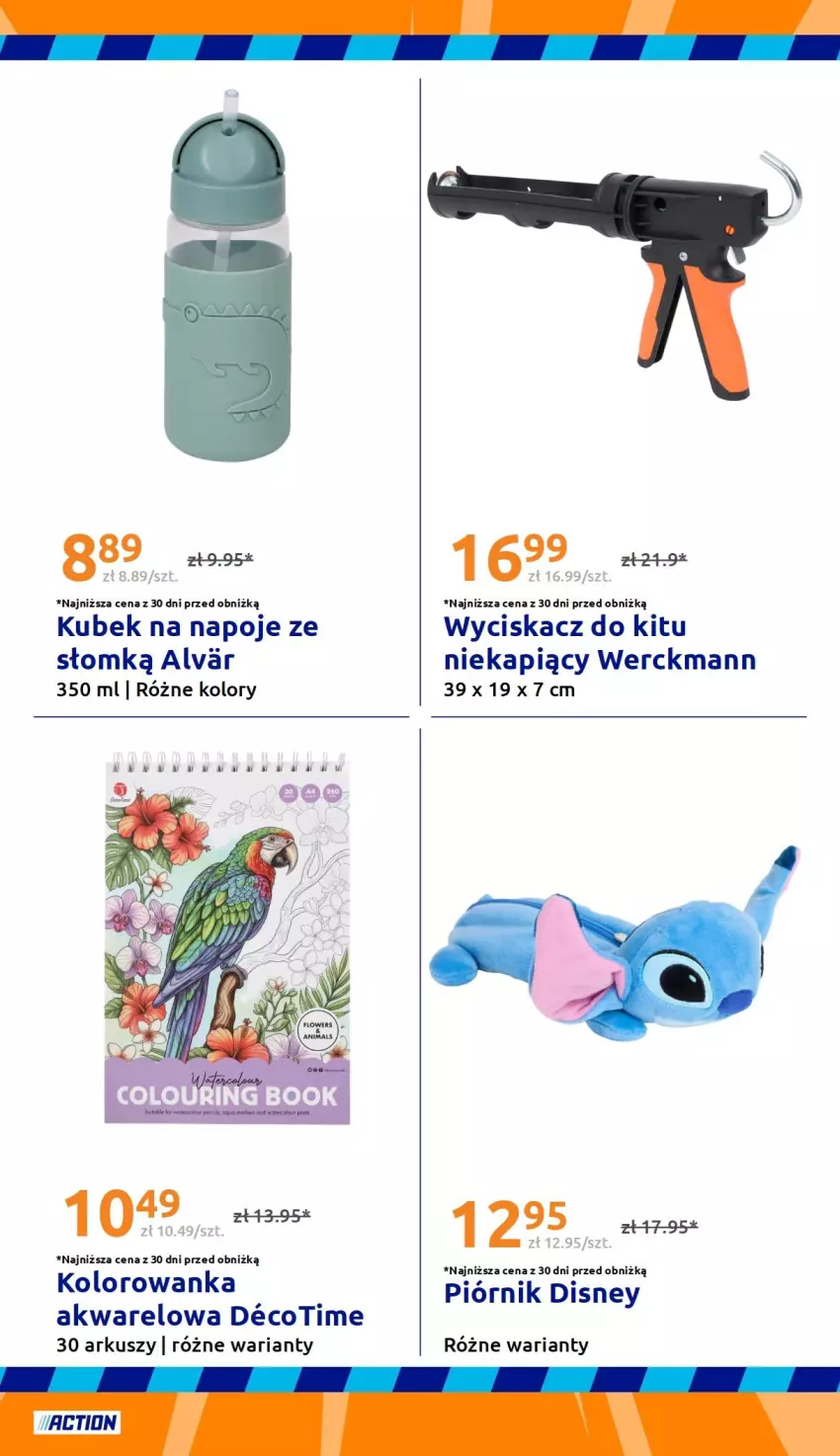 Gazetka promocyjna Action - Gazetka tydzień 39 2026 - ważna 23.09 do 29.09.2026 - strona 31 - produkty: Disney, Kubek, Napoje, Piórnik, Woda