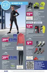 Gazetka promocyjna Aldi - Gazetka - ważna od 23.10 do 23.10.2021 - strona 6 - produkty: Top, Por, Gin, Karp, Kosz, Czapka, Koszulka, Siatka, Sport, Legginsy, Spodnie, Wkładki, Olma