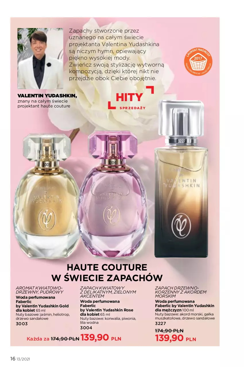 Gazetka promocyjna Faberlic - Gazetka - ważna 06.09 do 26.09.2021 - strona 16 - produkty: Fa, Gałka, Helio, Mus, Nuty, Perfum, Piwo, Sandał, Sok, Woda, Woda perfumowana