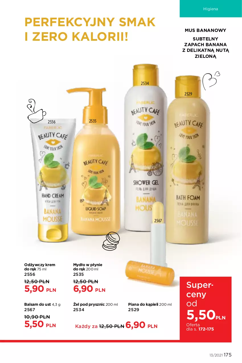 Gazetka promocyjna Faberlic - Gazetka - ważna 06.09 do 26.09.2021 - strona 175 - produkty: Balsam do ust, Krem do rąk, Mus, Mydło, Mydło w płynie