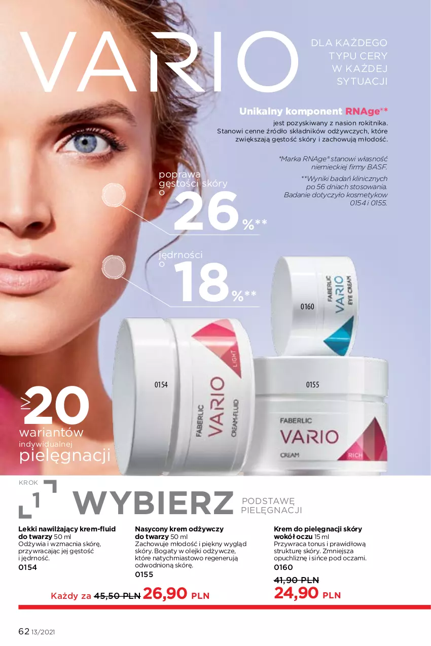 Gazetka promocyjna Faberlic - Gazetka - ważna 06.09 do 26.09.2021 - strona 62 - produkty: Krem odżywczy, Olej