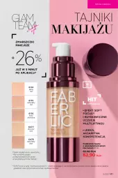 Gazetka promocyjna Faberlic - Gazetka - Gazetka - ważna od 26.09 do 26.09.2021 - strona 141 - produkty: Makijaż, Ser, Rum, Podkład do twarzy, Serum, Mars, Aksam, Halls, Podkład