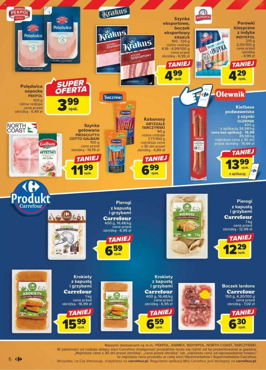 Gazetka promocyjna Carrefour - ważna 02.01 do 05.01.2024 - strona 8 - produkty: Boczek, Kapustą
