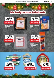 Gazetka promocyjna Netto - Artykuły spożywcze - Gazetka - ważna od 27.12 do 27.12.2023 - strona 7 - produkty: Mozzarella, Piec, Kurczak, Ser, Pieczeń rzymska, Pekpol, Stół, Salceson, Tarczyński, Serek, Kabanos, Gala, Almette