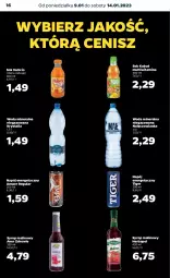 Gazetka promocyjna Netto - Artykuły spożywcze - Gazetka - ważna od 14.01 do 14.01.2023 - strona 16 - produkty: Nałęczowianka, Sok, Napój energetyczny, Zdrowie, Tiger, Syrop, Woda mineralna, Kubuś, Woda, Napój, Herbapol