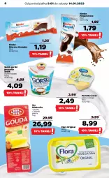 Gazetka promocyjna Netto - Artykuły spożywcze - Gazetka - ważna od 14.01 do 14.01.2023 - strona 8 - produkty: Ser, Gin, Pastella, Mlekovita, Serek, Gouda, Mleczna kanapka, Flora, Kinder, Lisner, Mleko