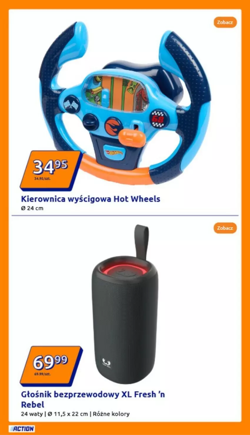 Gazetka promocyjna Action - ważna 11.12 do 17.12.2024 - strona 2 - produkty: Głośnik, Hot Wheels, Kierownica