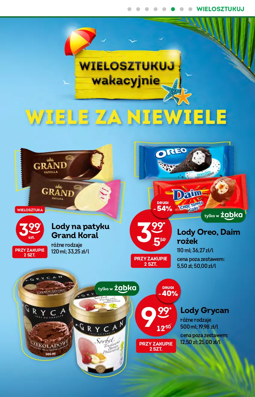 Gazetka promocyjna Żabka - ważna 29.06 do 05.07.2022 - strona 13 - produkty: Gra, Gry, Lody, Oreo