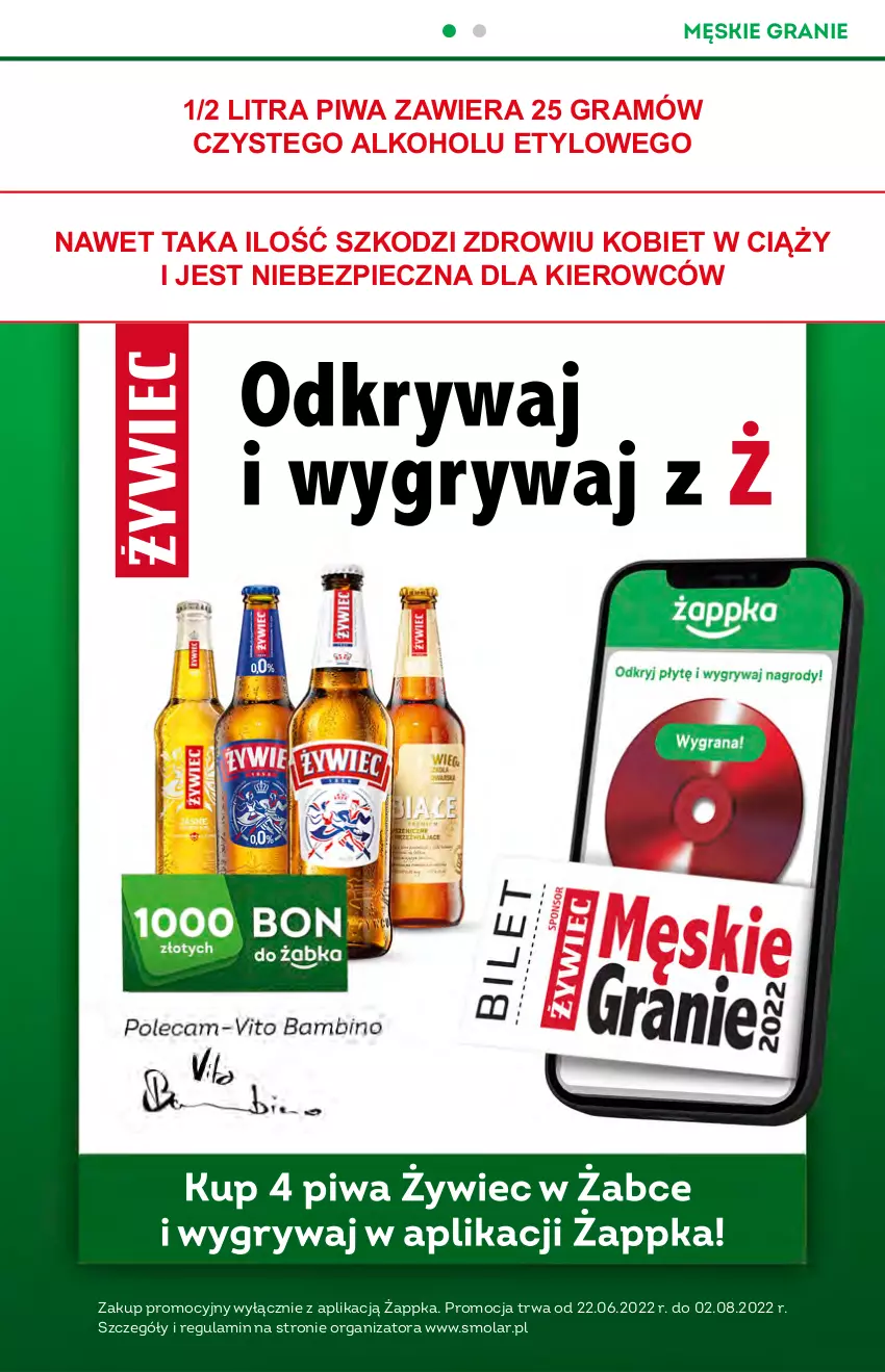 Gazetka promocyjna Żabka - ważna 29.06 do 05.07.2022 - strona 2 - produkty: Gra, Mola, Piec, Piwa