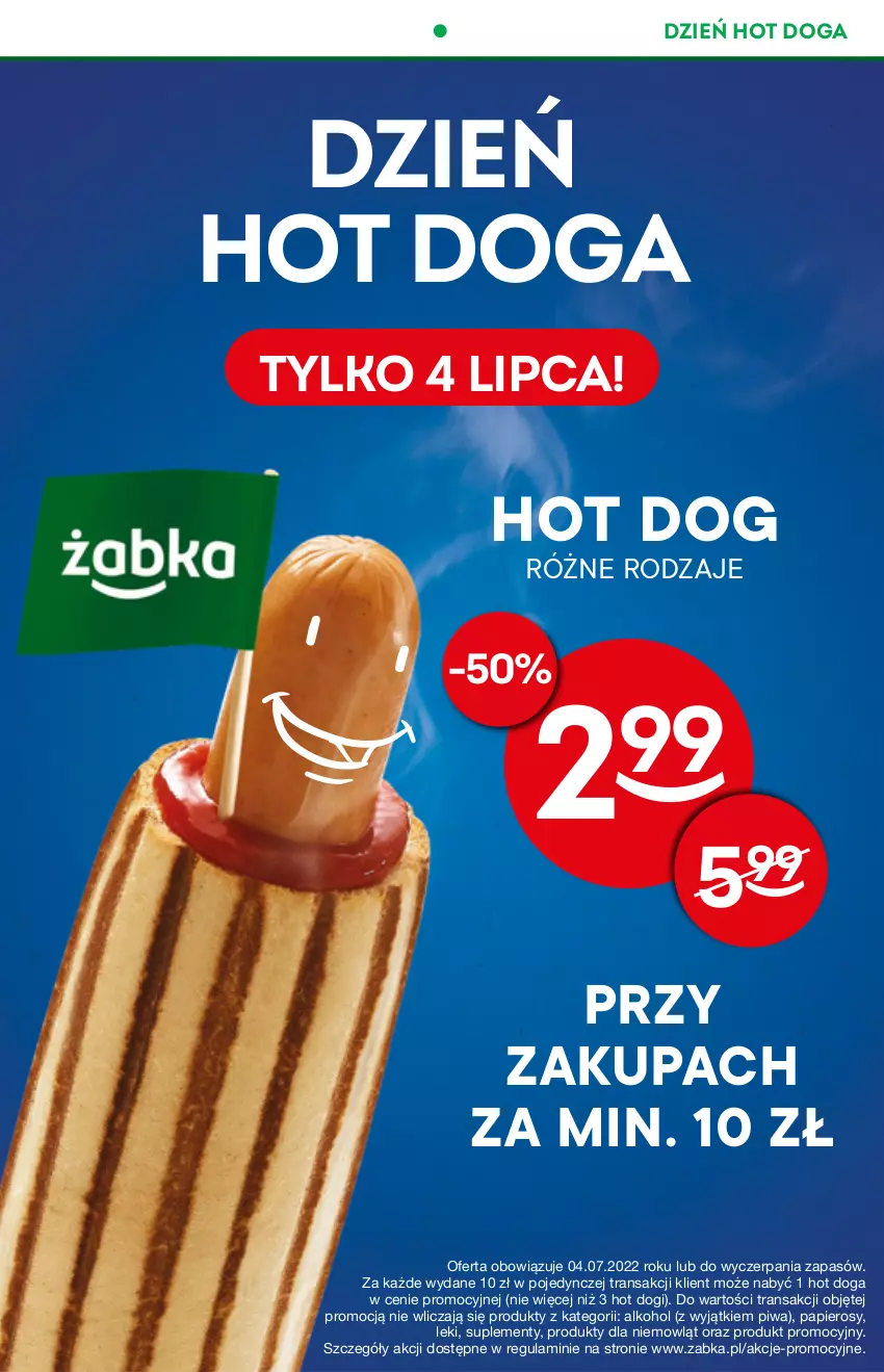 Gazetka promocyjna Żabka - ważna 29.06 do 05.07.2022 - strona 5 - produkty: Hot dog, Papier, Piwa, Tran