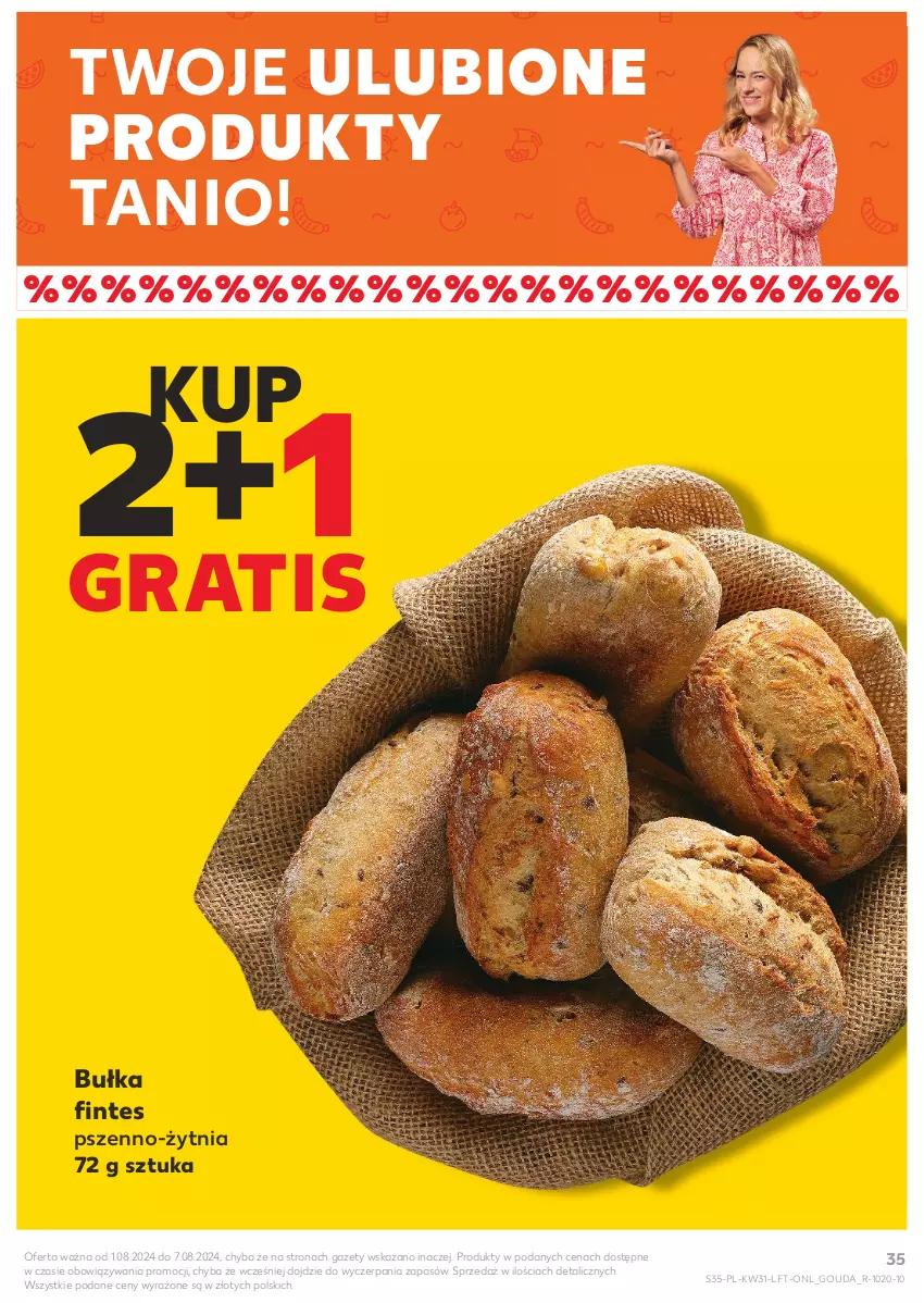 Gazetka promocyjna Kaufland - Gazetka tygodnia - ważna 01.08 do 07.08.2024 - strona 35 - produkty: Bułka, Gouda, Gra