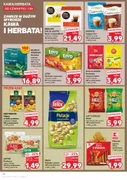 Gazetka promocyjna Kaufland - Gazetka tygodnia - Gazetka - ważna od 07.08 do 07.08.2024 - strona 60 - produkty: Pistacje, Nescafé, Ser, Chipsy, Kawa, Dilmah, Herbata czarna, Loyd, Przysnacki, Dolce Gusto, Felix, Cappuccino, Artur, Herbata, Lay’s, Krakersy, Herbata owocowa